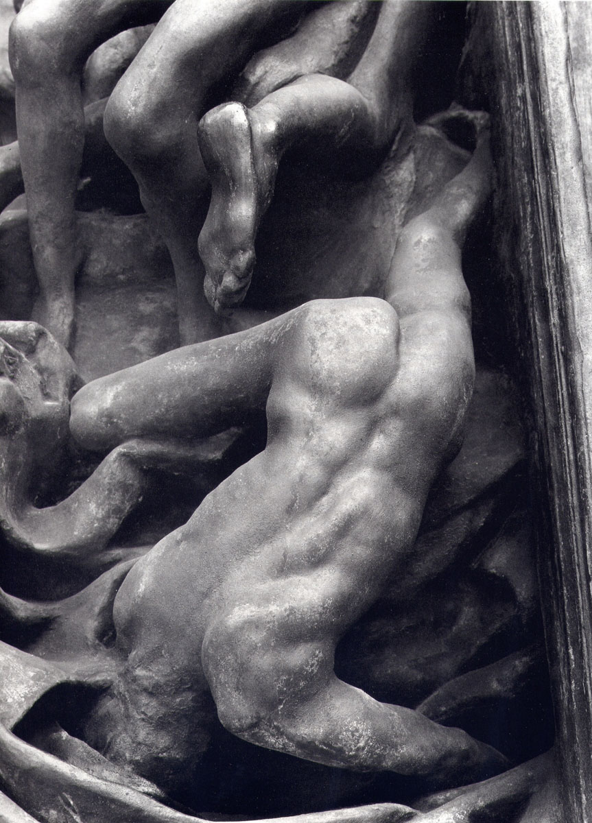 Porte de l'Enfer - Sculpture Rodin - Chute personnage - Photo Carol-Marc Lavrillier