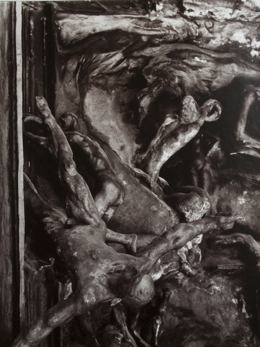 Porte de l'Enfer - Sculpture Rodin - Fronton femme - Photo Carol-Marc Lavrillier